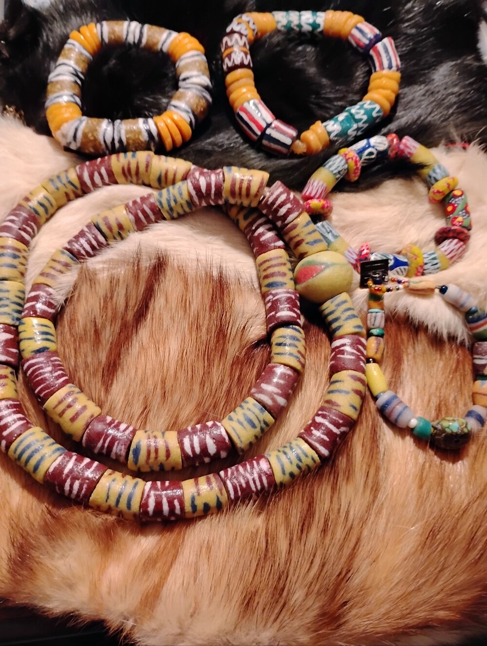 African Krobo Bead Lot